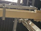 a picture of a large metal structure in a building