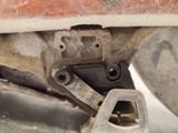 a close up view of a car ' s front bumper