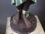 a statue of a person standing on a pedestal