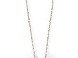 Collier avec une boule en argent massif montée sur une chaîne en argent
