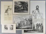 beaucoup de photos accrochées au mur d'une pièce