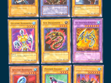 the cards are all different colors and sizes of each type