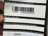 a person holding a ticket with a barcode on it