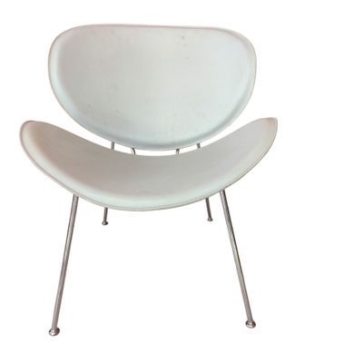 an image of a white chair on a white background