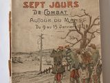 un vieux livre sur lequel figure une image de soldats