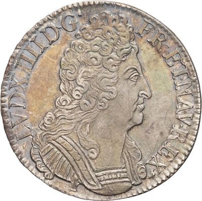 a silver coin with an image of a woman wearing a crown on it