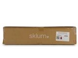 a box with a brown label on it and a white background