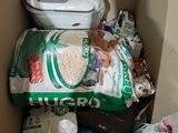 a box full of food that is sitting on the floor