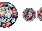 trois assiettes présentant différents motifs et dessins sur un fond blanc