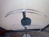 an image of a metal stand with a glass top
