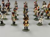 a lot of toy soldiers that are standing in a line