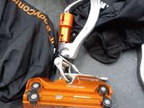 a bag with a carabine and a carabine on it