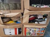 many boxes stacked on top of each other on the floor