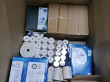 many rolls of toilet paper in a cardboard box
