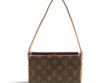 Sac à bandoulière Louis Vuitton en toile Monogram marron et cuir