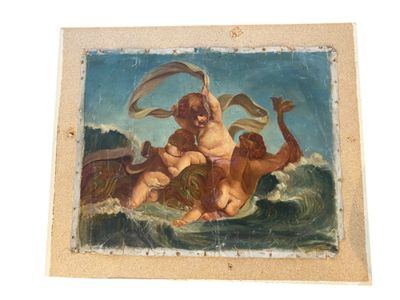 une image d'un tableau sur le mur d'un bâtiment