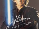 signed photo of luke skywalker from star wars the force awake