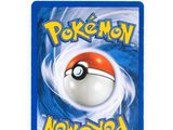 a close up of a card with a pokemon ball on it