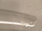 a ceiling that has a hole in the middle of it