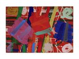 un tableau représentant un assortiment d'objets divers posés sur une table