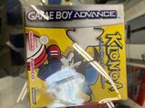 Quelqu'un tient une boîte de Game Boy Advance dans la main.