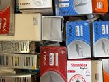 a box full of electronic equipment that is sitting on a table