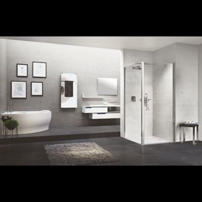 Paroi de douche fixe Novellini Young 1B 77-81 cm