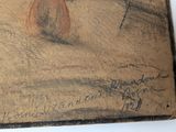 a picture of a painting of a man and a woman