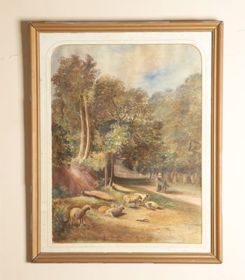 a picture of a painting on the wall of a house