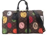 louis vuitton monogram canvas and leather travel bag