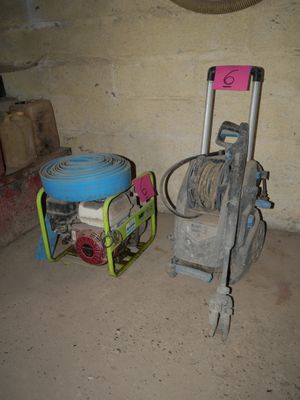 two small machines that are sitting next to each other