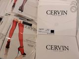 a lot of cervin tights on the table