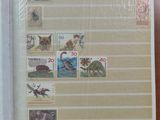 a picture of a book with stamps on it on a table