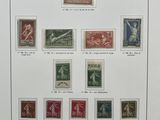an image of a picture of a collection of stamps on display