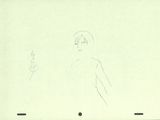 a drawing of a man with a knife in his hand