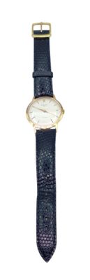 a close up of a watch on a white background