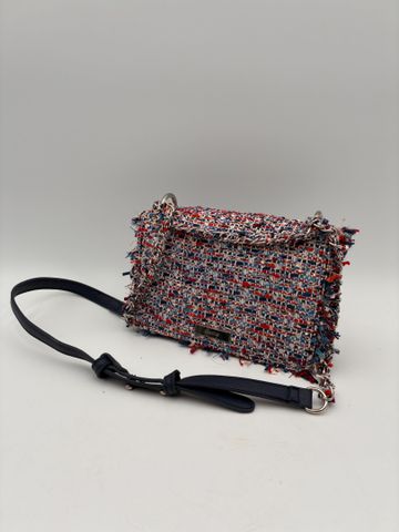 Sac à bandoulière tissu chiné