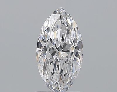un diamant en forme de poire sur fond gris