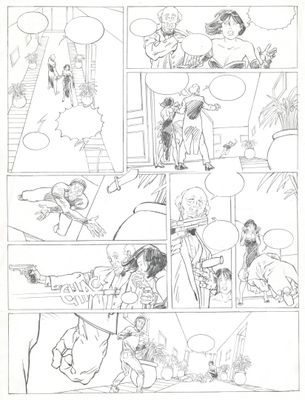 an image of a page from a comic strip with a woman and a cat