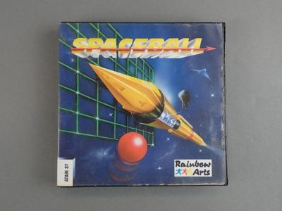 an image of a video game with a rocket ship on the cover