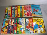 beaucoup de livres pour enfants qui se trouvent sur la table