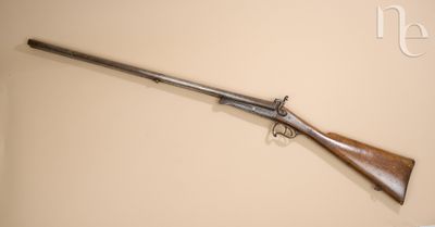 Fusil de chasse à broche, deux coups, calibre 16. Canons en …