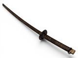 an image of a samurai sword on a white background