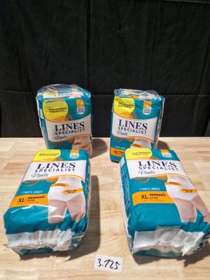 3.125// lot de 4 paquets de 7 couches absorbantes XL pour ad…