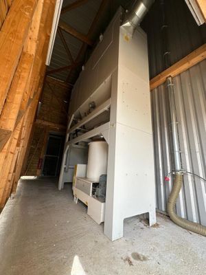 an image of a large storage room with a water heater in it