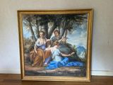 une image d'un tableau sur le mur d'une pièce