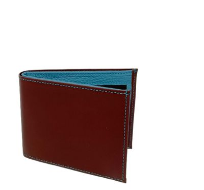 PETITE MAROQUINERIE - PORTEFEUILLE Modèle Bleu clair + Sauva…