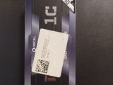 a card with a qr code on it sitting on a table