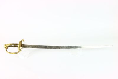 une image représentant une épée sur une surface blanche, avec un fond blanc