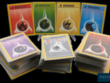 a lot of cards that are sitting on top of each other
